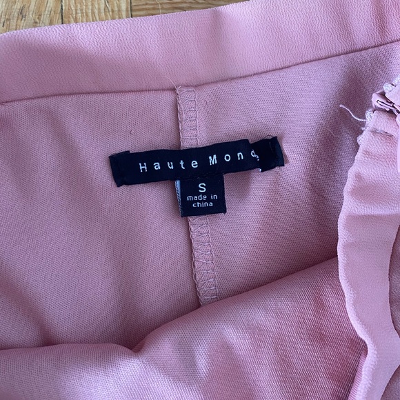 Pink Pleated Skirt from Mendocino (Small) - Picture 3 of 3